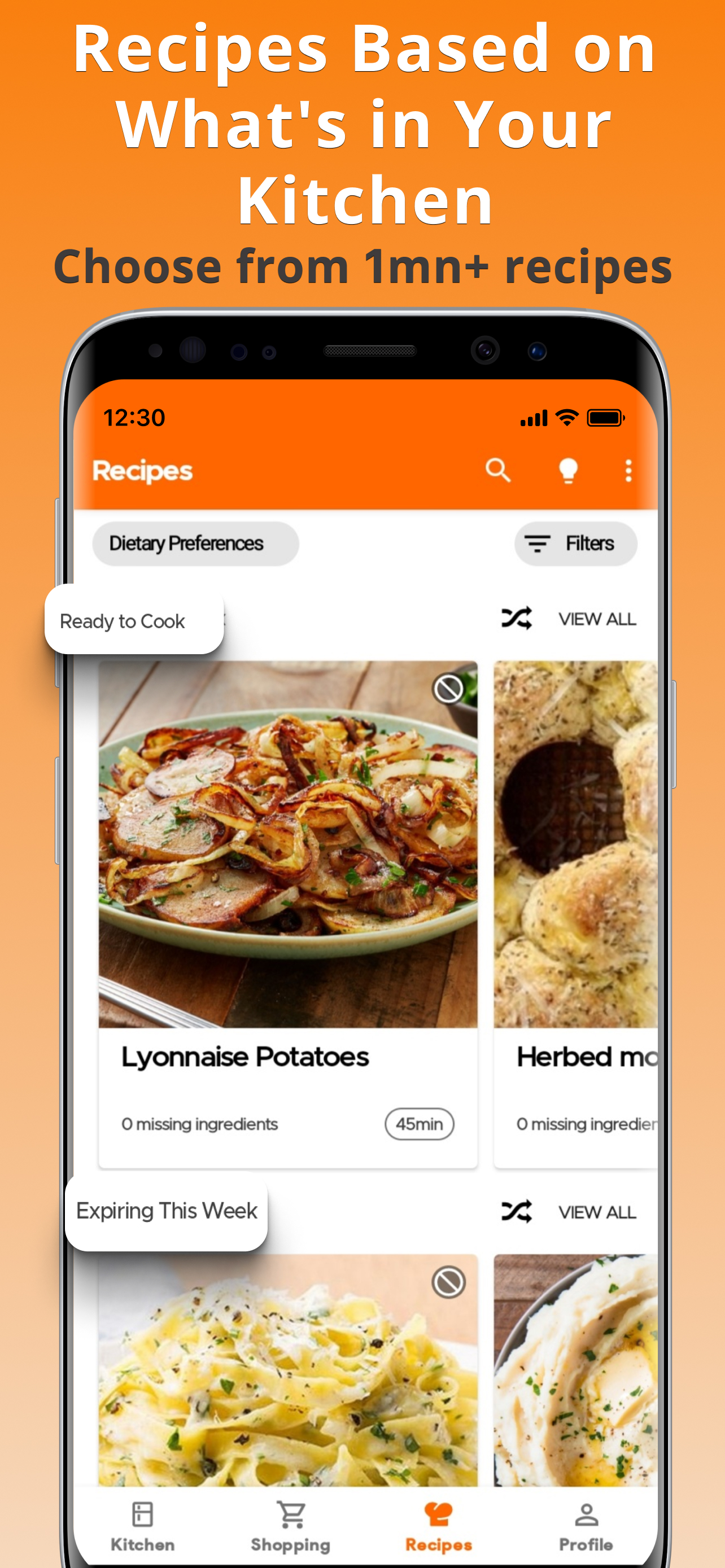 Meal Planner Calendar View
